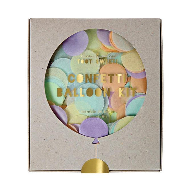 Kit de 8 ballons confettis Or Meri Meri - Happy Fiesta Lyon