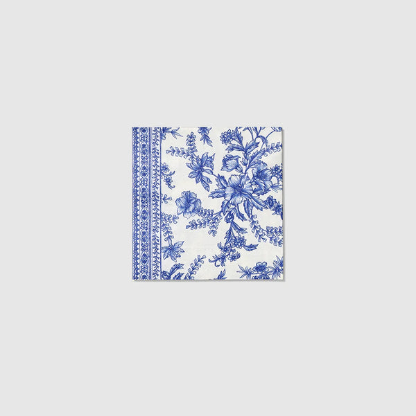 French Toile Cocktail Napkins
