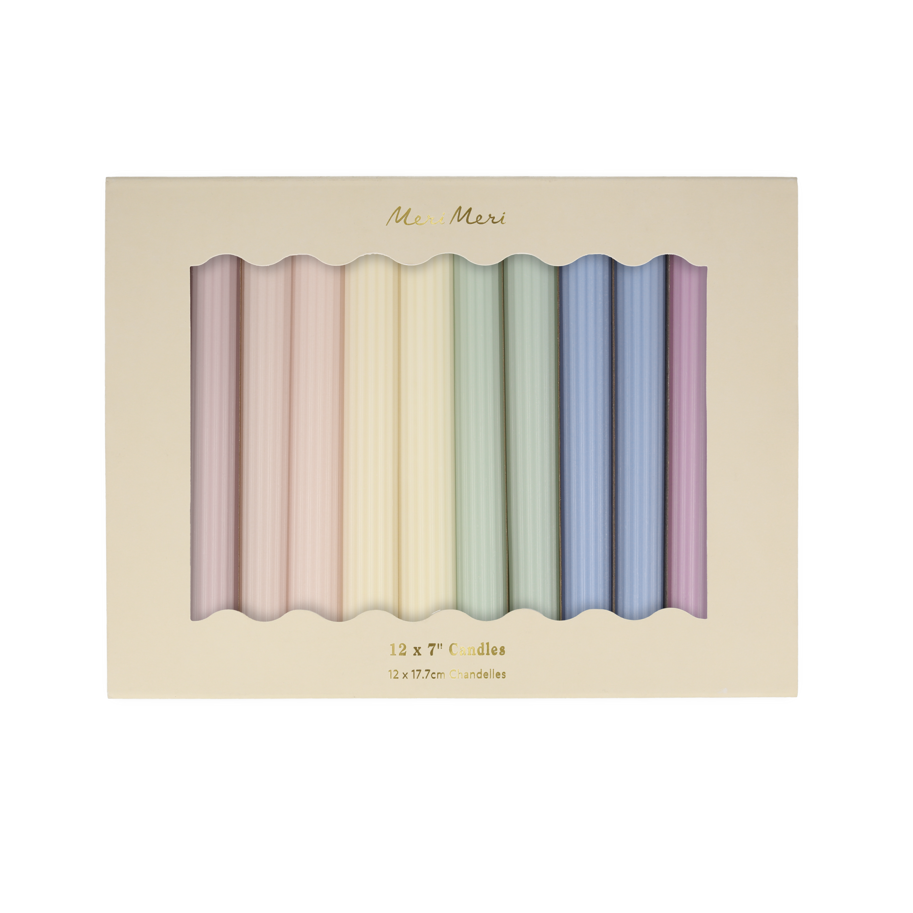 Pastel Table Candles (x 12) - Thumbnail 3