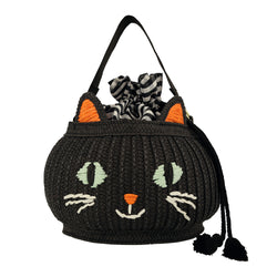 Trick Or Treat Cat Basket Bag