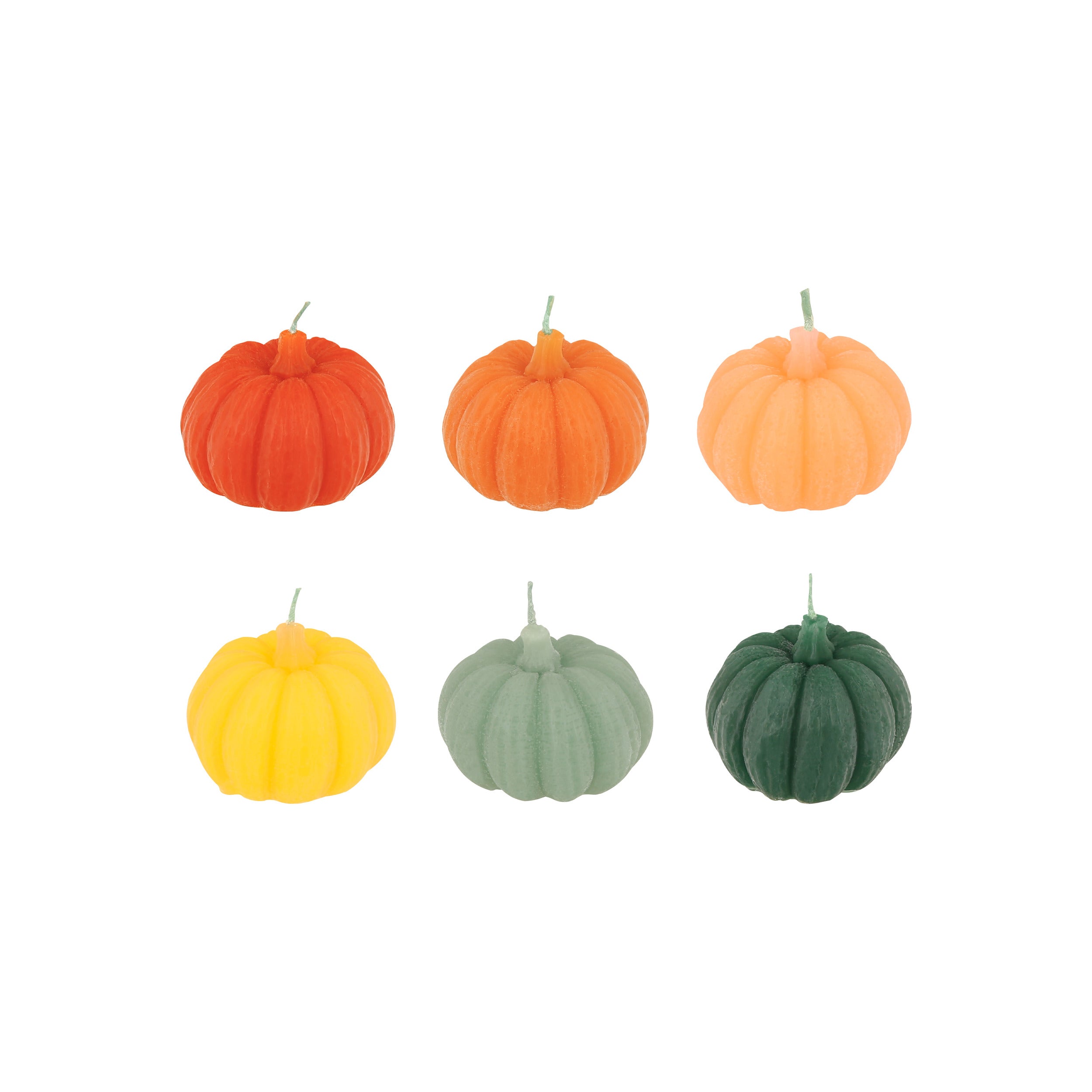 Mini Rainbow Pumpkin Candles (x 6) - Thumbnail 3