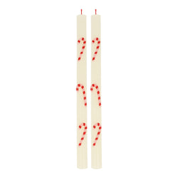 Candy Cane Table Candles