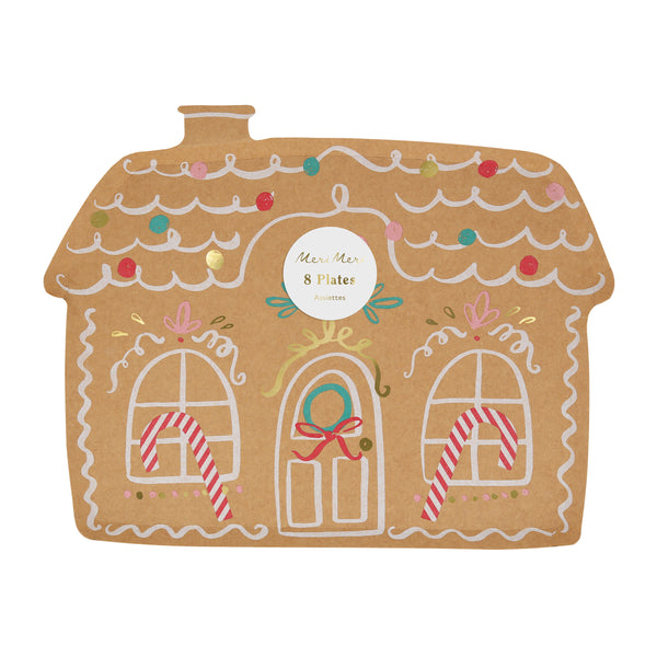 Gingerbread House Plates