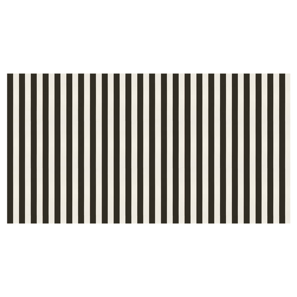 Black Striped Tablecloth