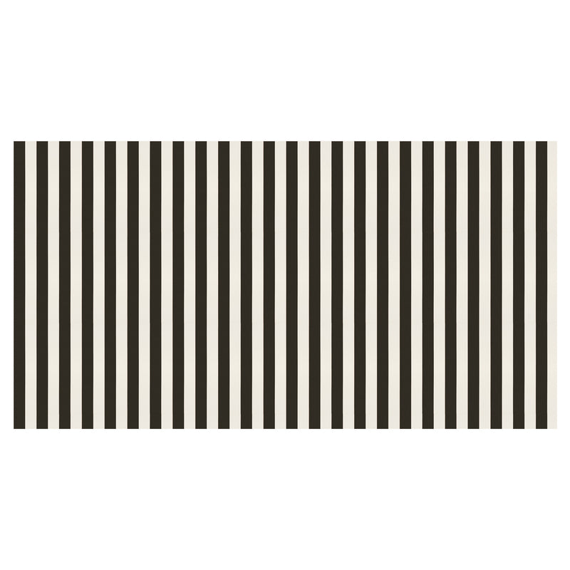 Black Striped Tablecloth