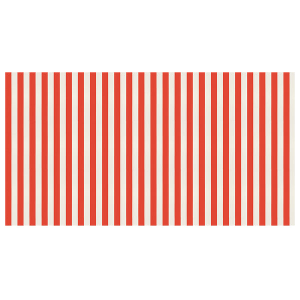 Red Striped Tablecloth