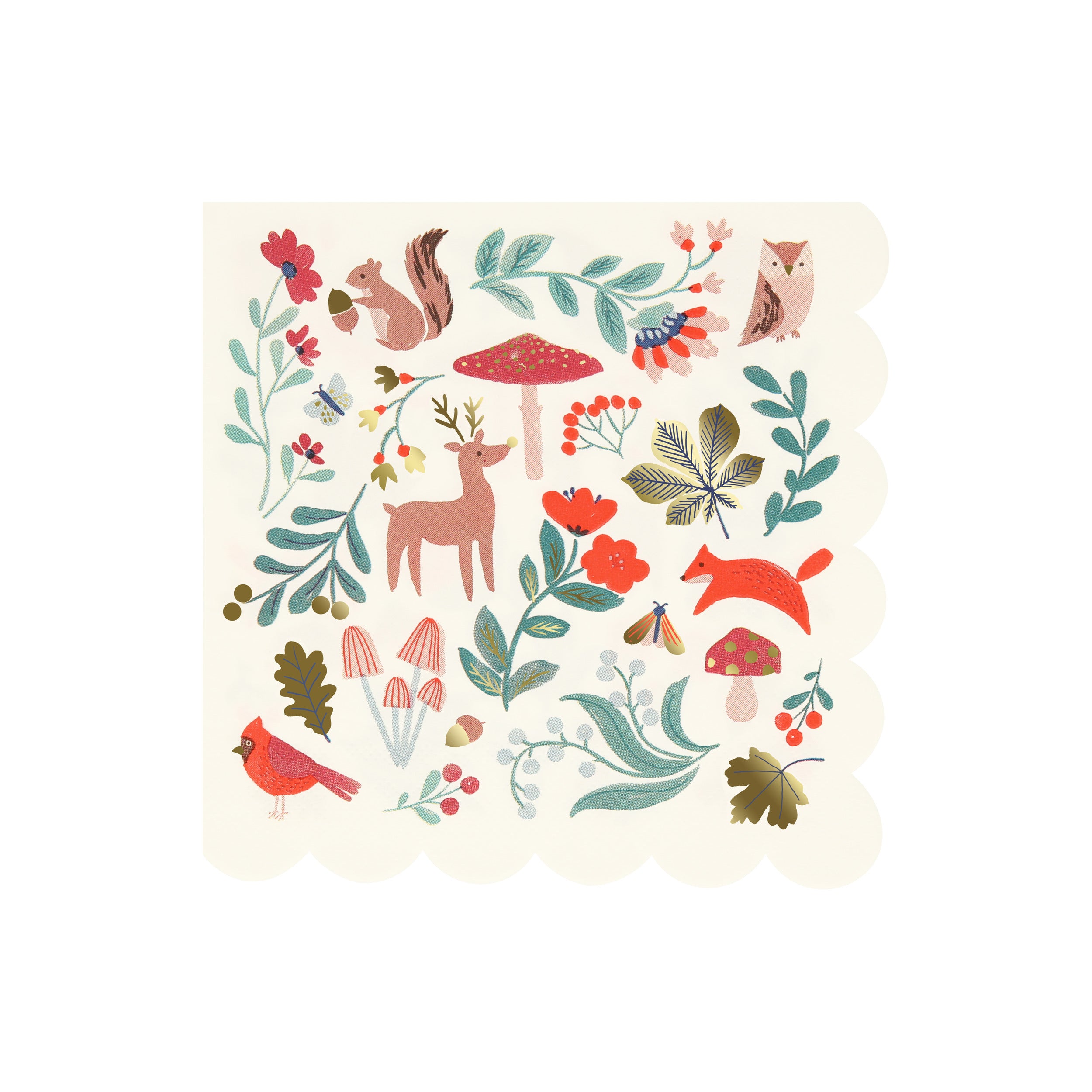 Winter Woodland Large Napkins - Thumbnail 2