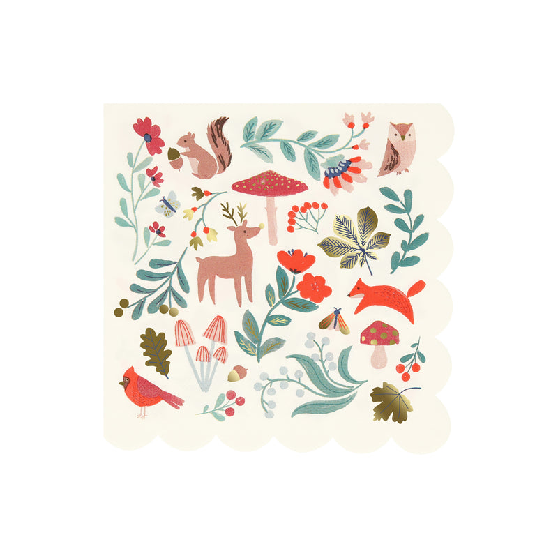 Winter Woodland Large Napkins