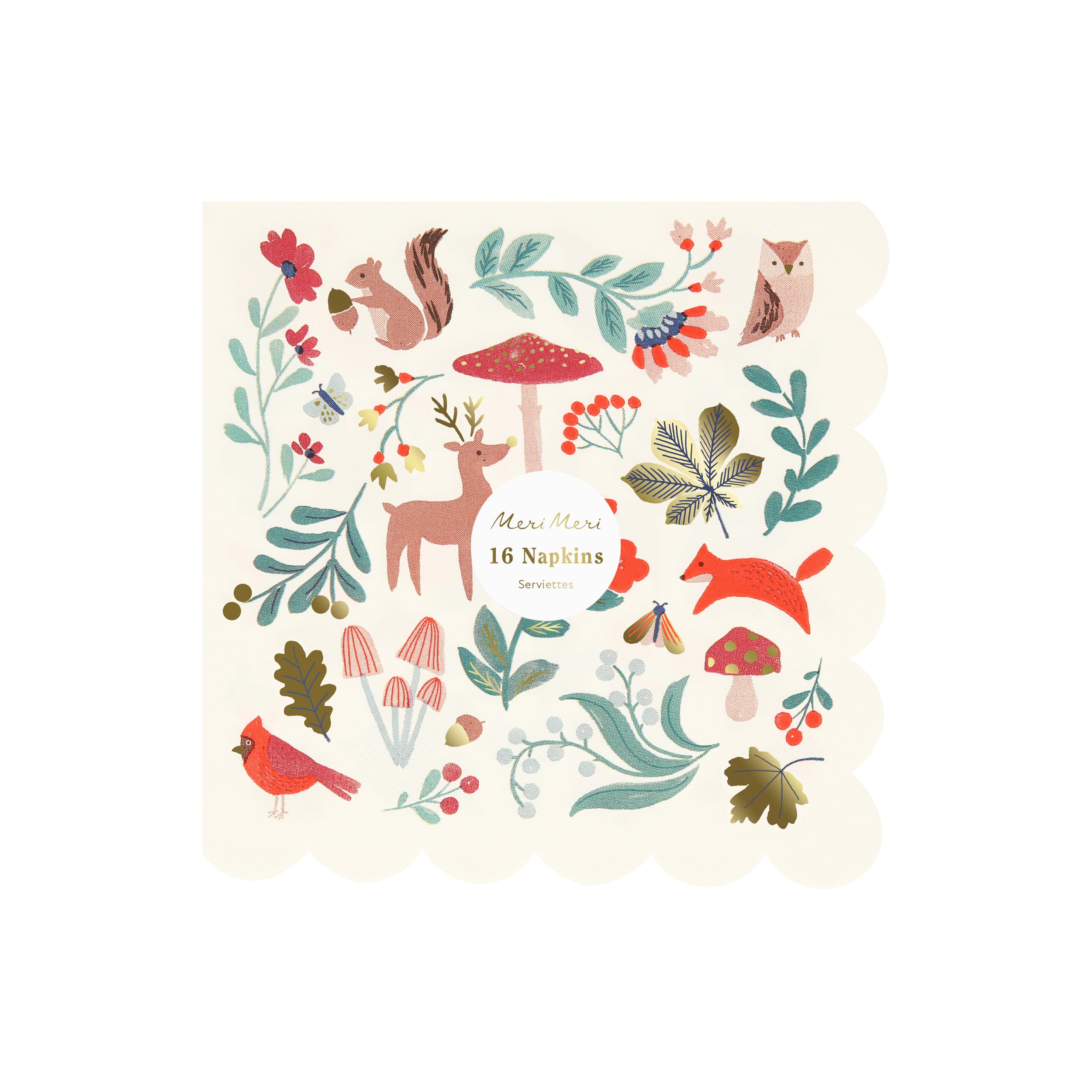 Winter Woodland Large Napkins - Thumbnail 3