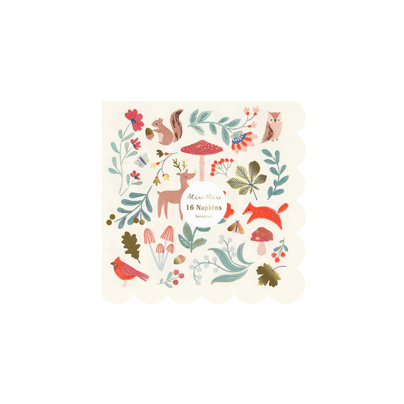 Winter Woodland Small Napkins