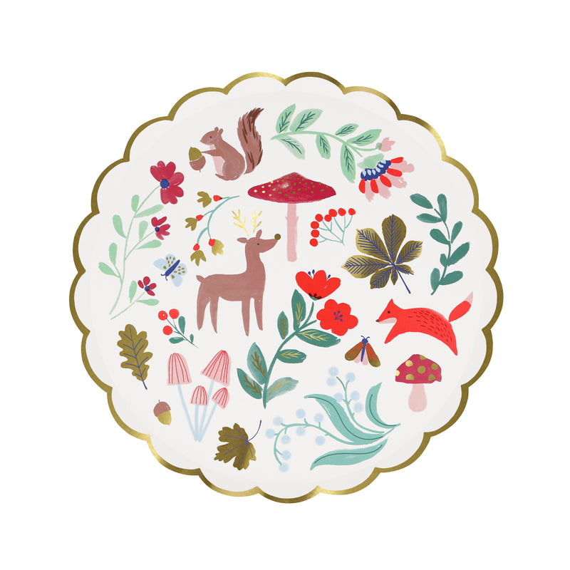 Winter Woodland Side Plates