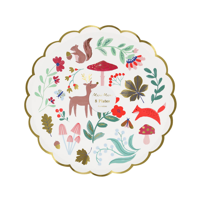 Winter Woodland Side Plates