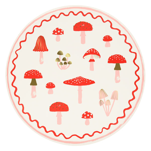 Merry Mushrooms Dinner Plates