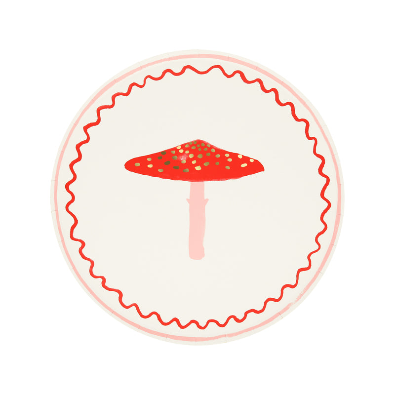 Merry Mushrooms Side Plates