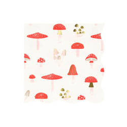 Merry Mushrooms Large Napkins