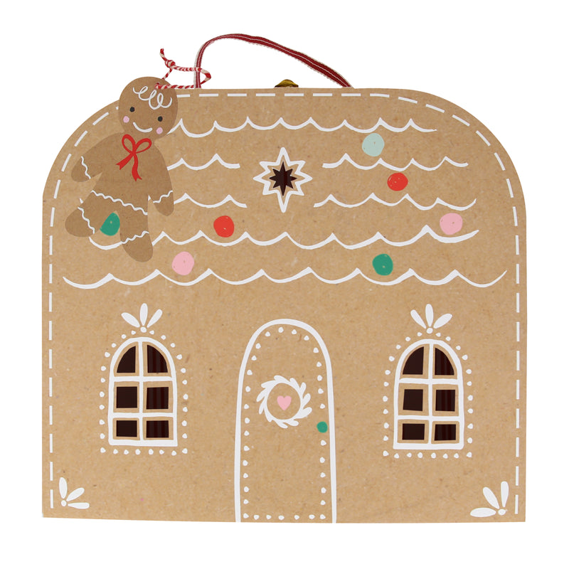 Gingerbread Christmas Eve Suitcase