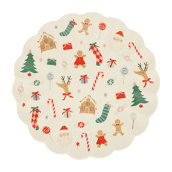 Jolly Christmas Melamine Large Plate