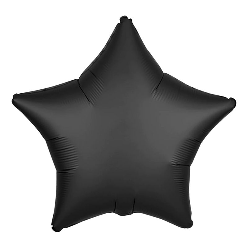 Star Balloon - Satin Black