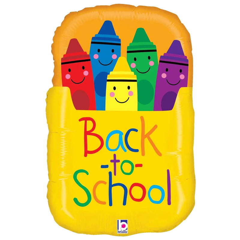 Back to school crayon box