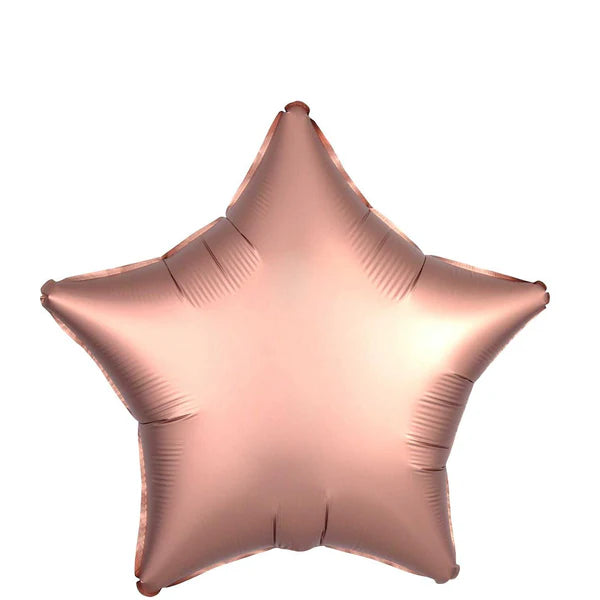 Star Balloon - Satin Luxe Rose Copper