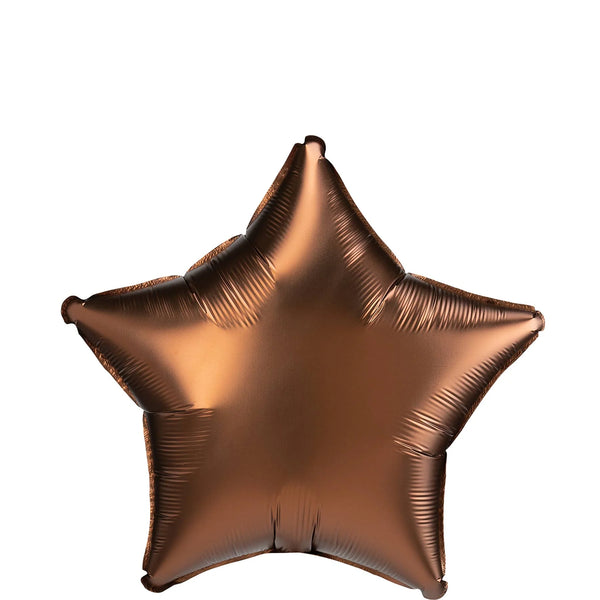 Star Balloon - Satin Luxe Cocoa
