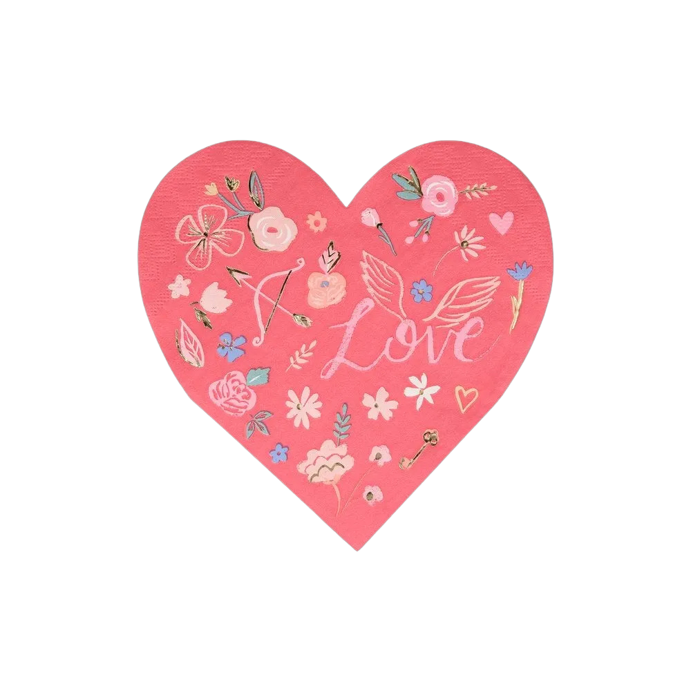 Meri Meri Heart Napkins