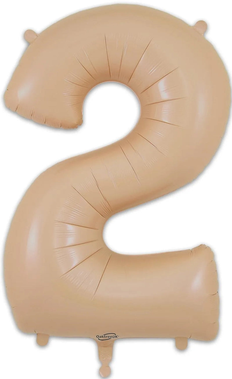 34" Nude Number Balloons 0-9