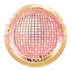 Disco Ball Paper Plate