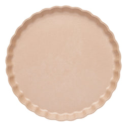 Eco Pleated Salad Plate Sand