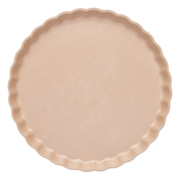 Eco Pleated Salad Plate Sand