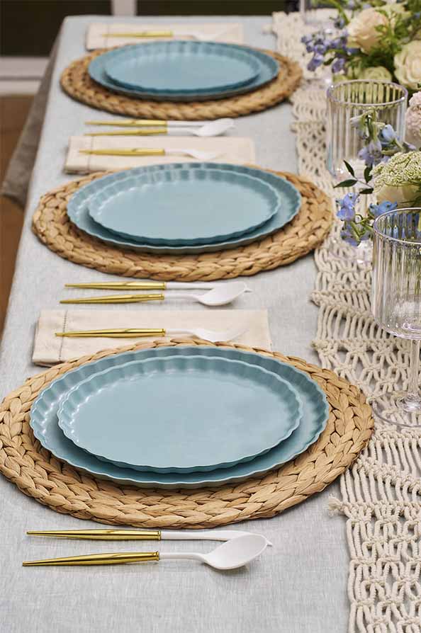 Eco Pleated Salad Plate Pool