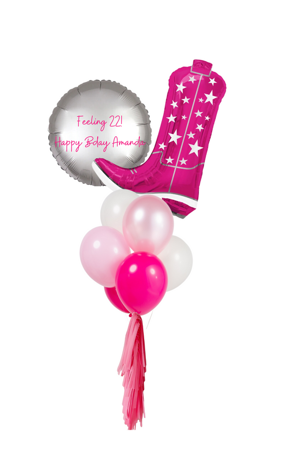 Cowgirl Boot Balloons