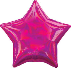 Star Balloon - Iridescent Magenta