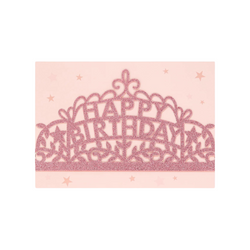 Wearable Pink Tiara Birthday Card