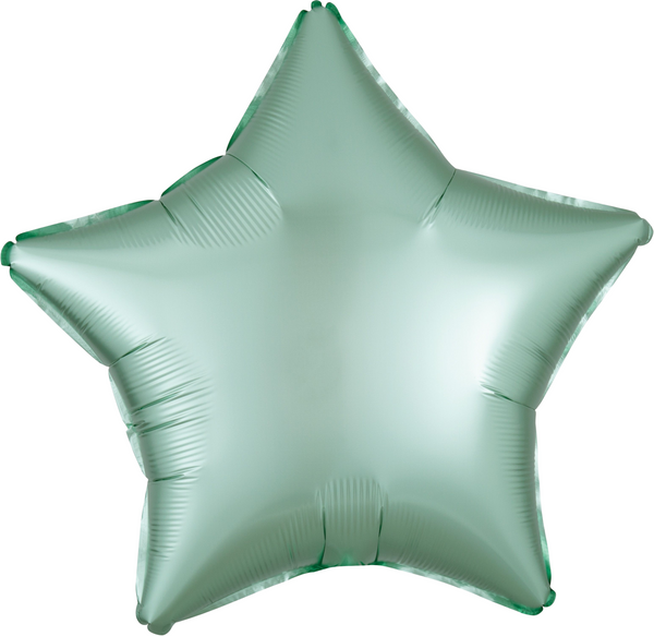Star Balloon - Satin Luxe Mint Green