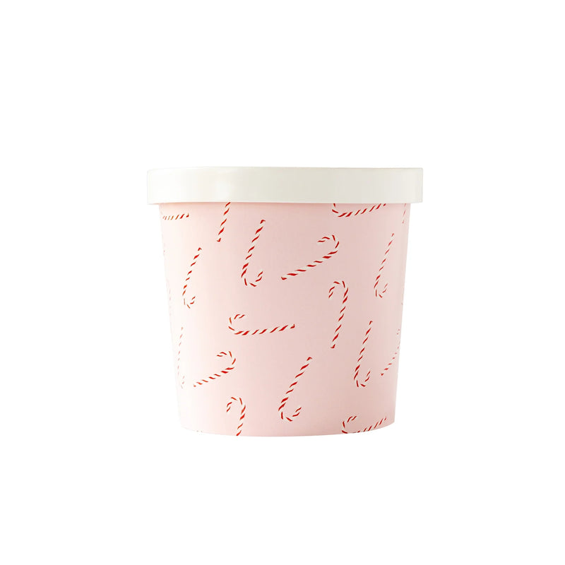 Whimsy Santa Scattered Candy Cane Treat Cup