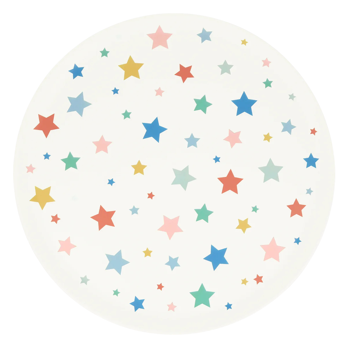 Star Pattern Reusable Small Plates - Thumbnail 2