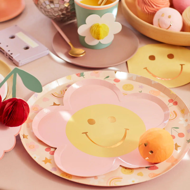 Happy Icons Flower Plates