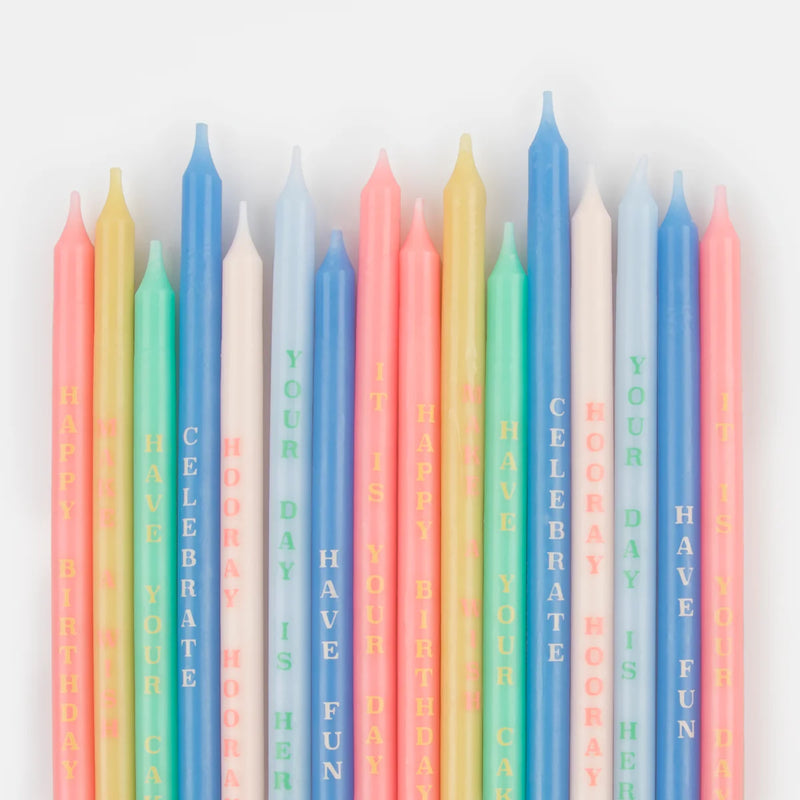 Birthday Phrases Candles