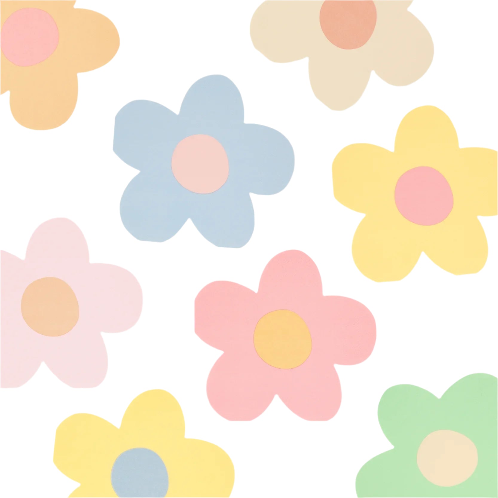 Meri Meri Happy Flowers Large Napkins - Thumbnail 3