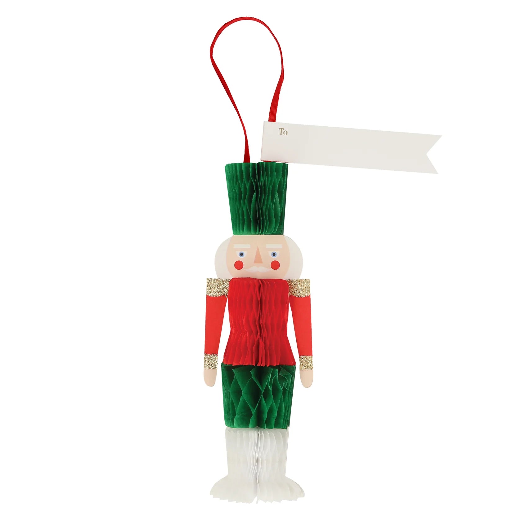 Meri Meri Nutcracker Hanging Decoration Tags