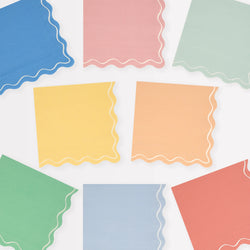 Mixed Wavy Line Large Napkins