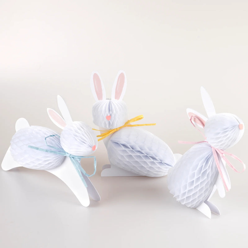 Bunny Honeycomb Decorations – Partyloving