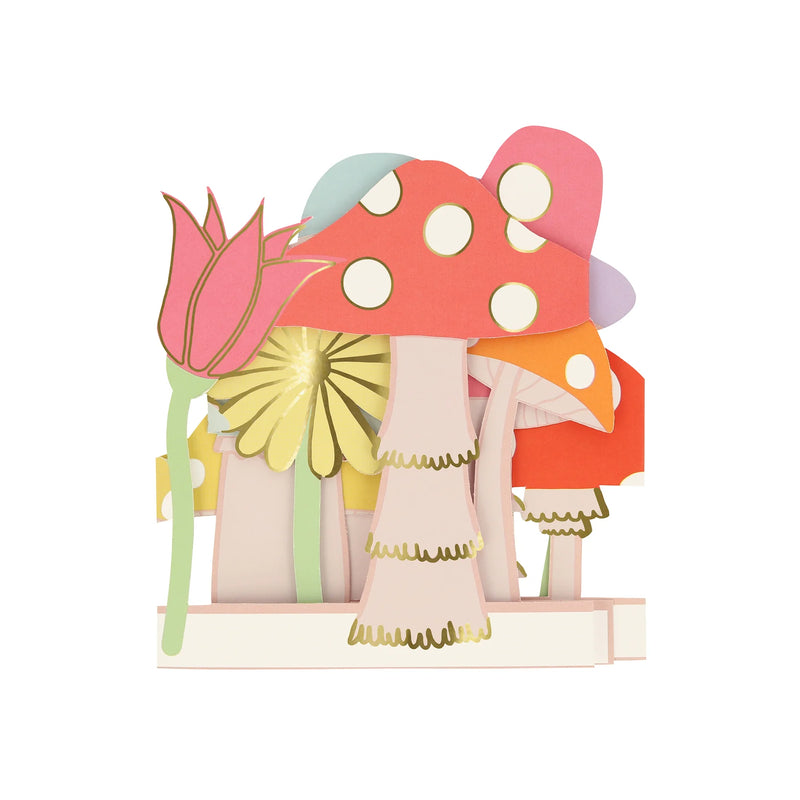 Mushroom Concertina Card