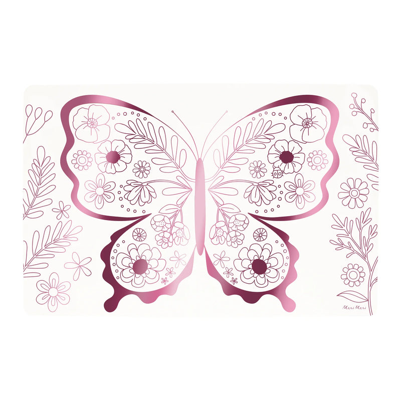 Butterflies & Flowers Colouring Placemats