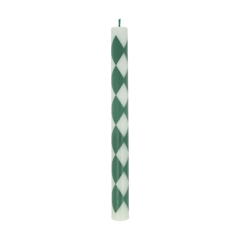 Festive Stripe Table Candles