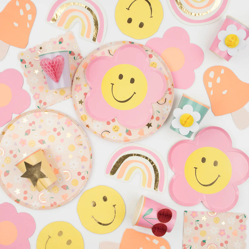 Happy Icons Flower Plates