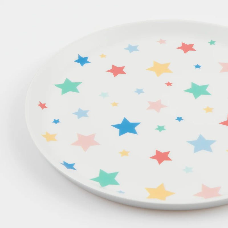 Star Pattern Recycled Plastic Small Plates