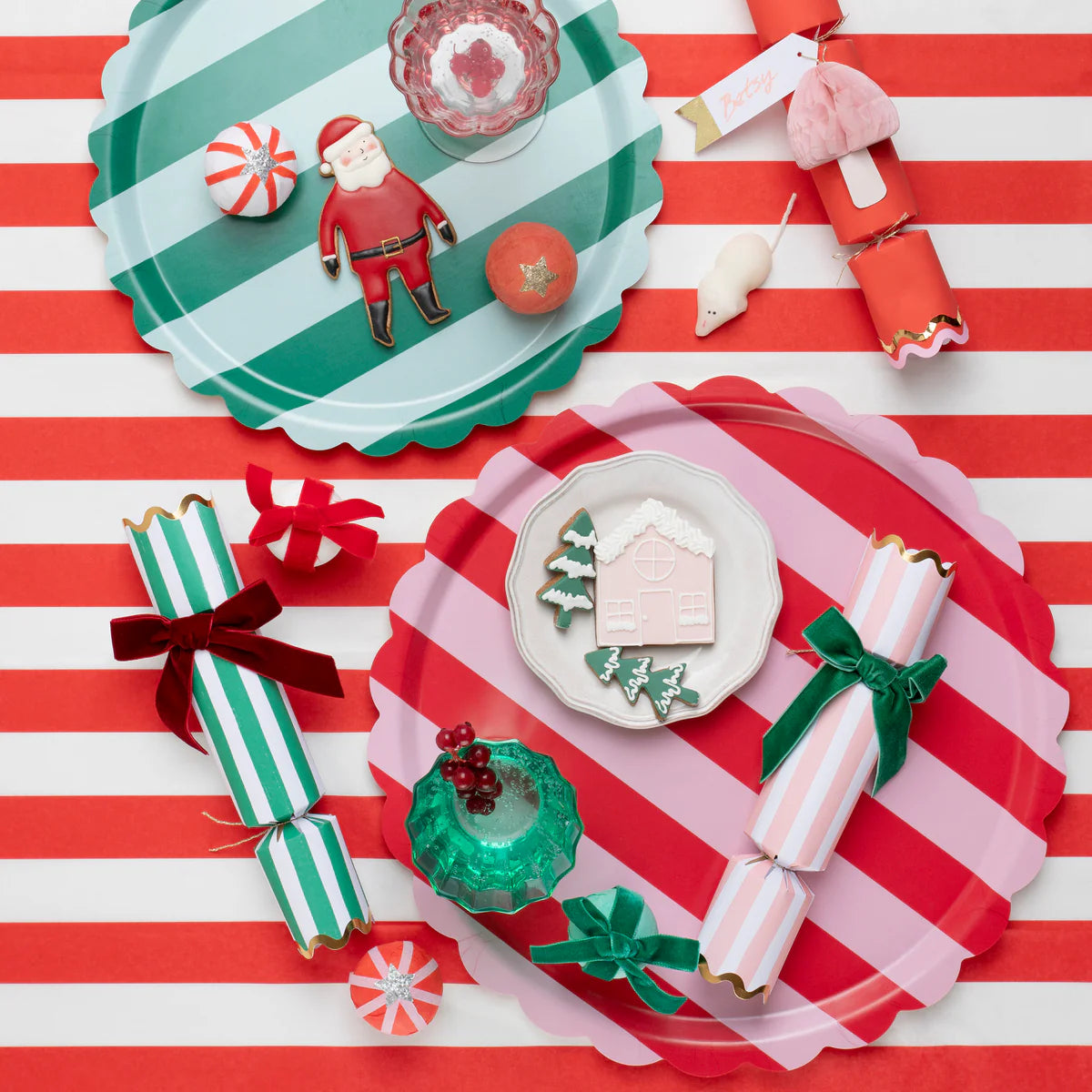 Red & Pink Large Tray - Thumbnail 3