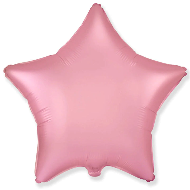 Star Balloon - Satin Pastel Pink